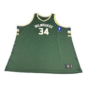 Giannis Antetokounmpo‎ Fanatics Fast Break NBA Jersey Milwaukee Bucks Green 4XLT